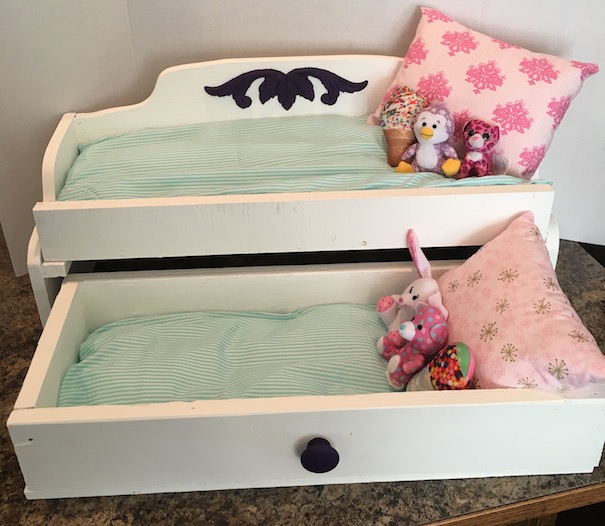 DIY DOLL TRUNDLE BED | Faking It Mostly